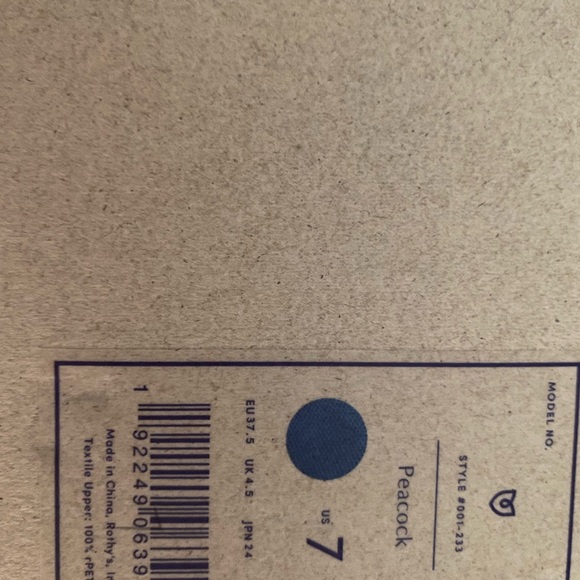 Rothy’s Peacock Pointed Flat Size 7 - Excellent Condition! - Picture 3 of 8